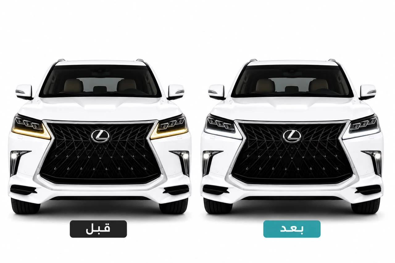 لمبات ليد شرايح لكزس 570